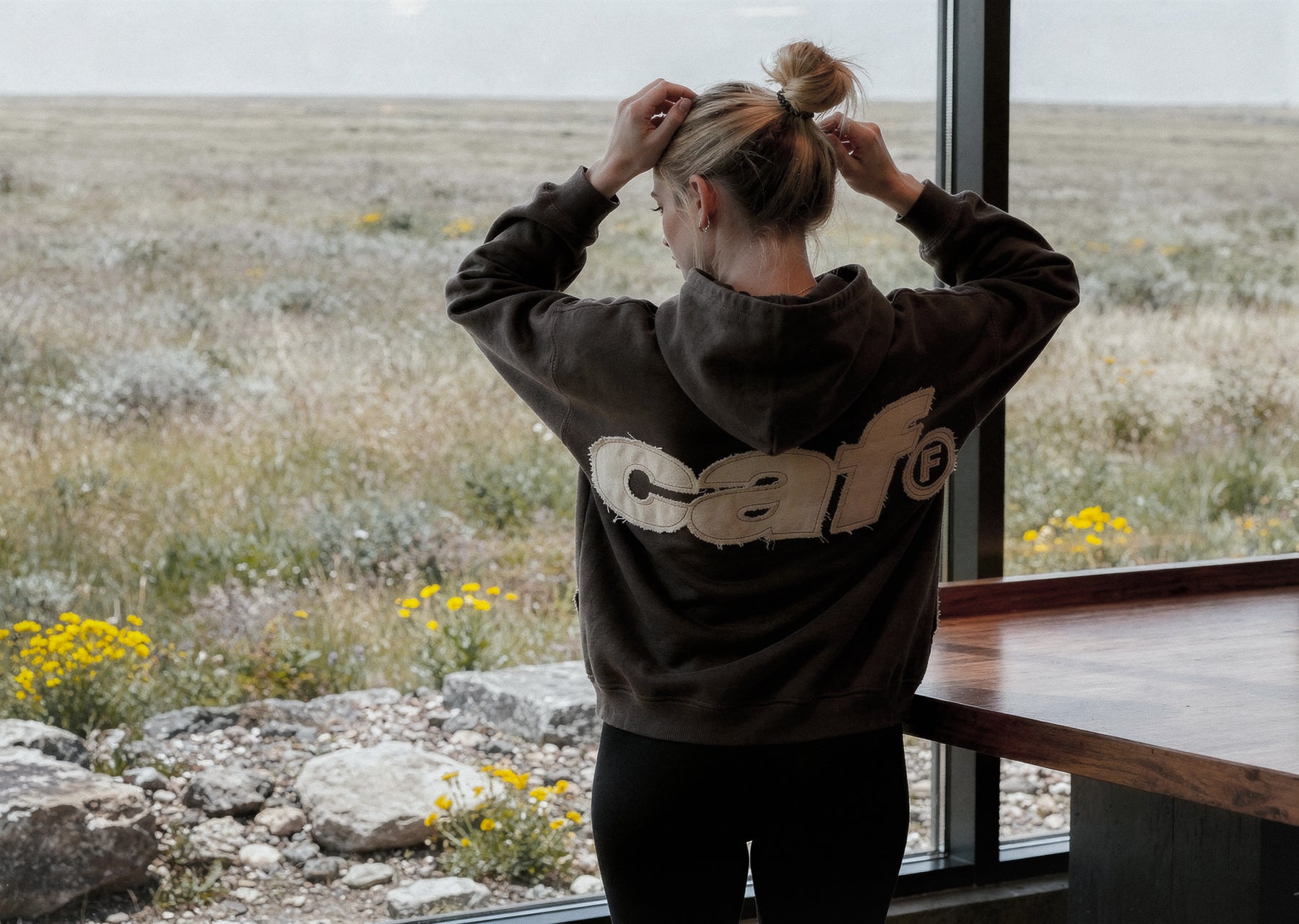 THE 'USUAL' LATTE HOODIE